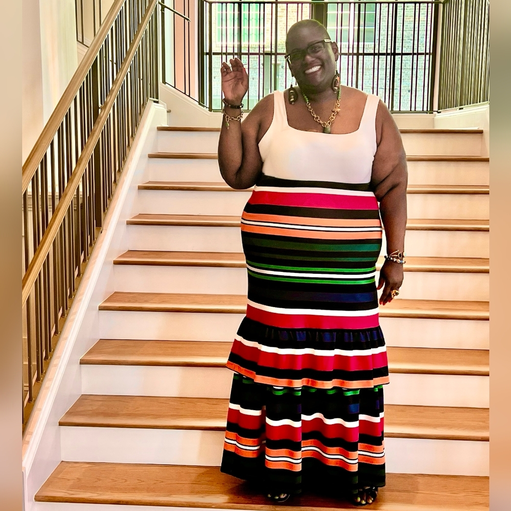 Ruffled Layered Maxi Skirt 🌺